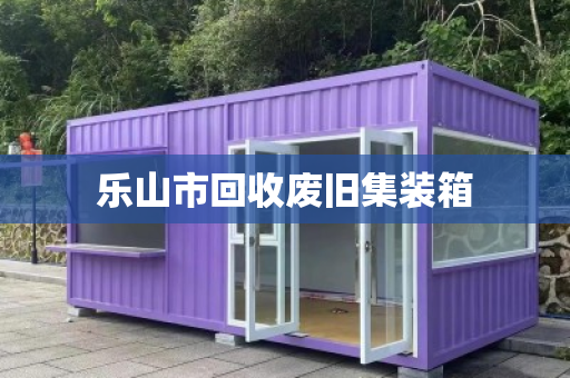 乐山市回收废旧集装箱